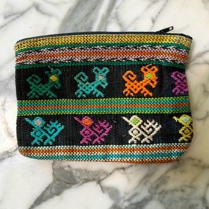 Vintage bag/Wallet/coin purse, printed purse